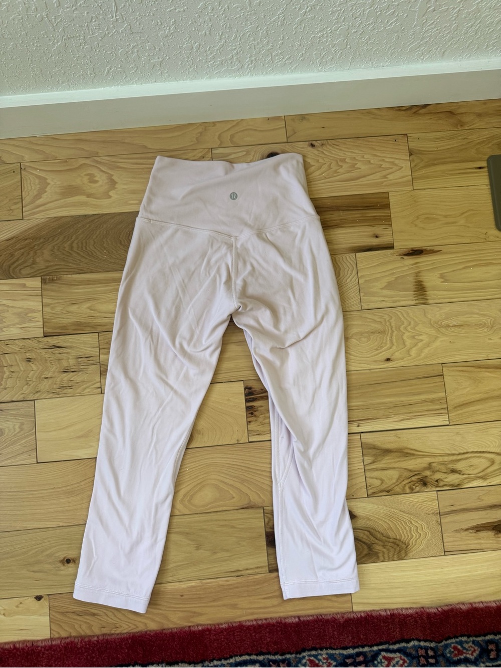 lululemon athletica Light Pink Cropped Leggings